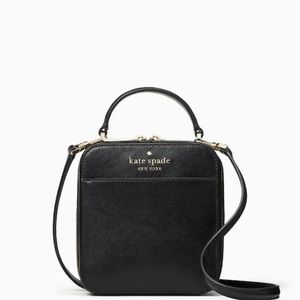 Kate spade daisy vanity crossbody square bag black